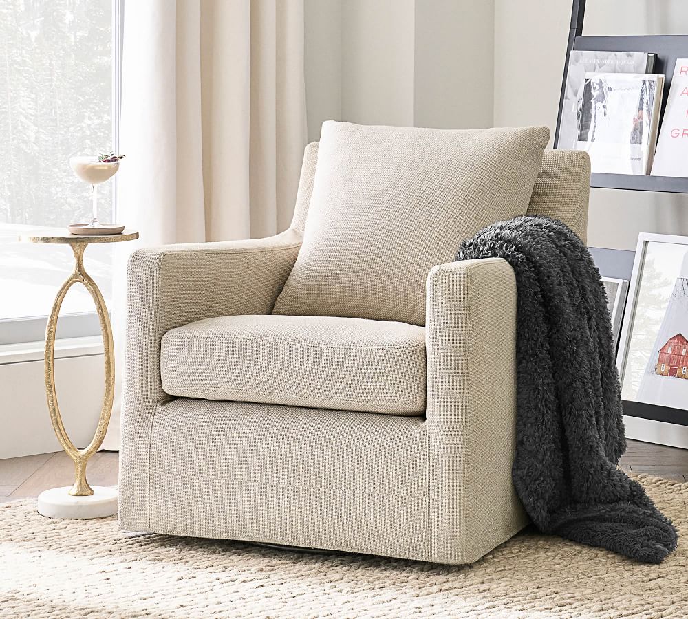 Pottery Barn Glider Review; Is the Wingback Swivel Glider & Recliner