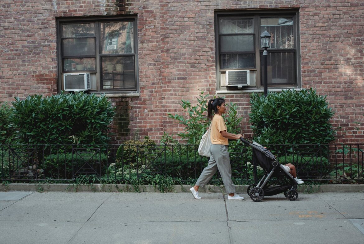 mom walk